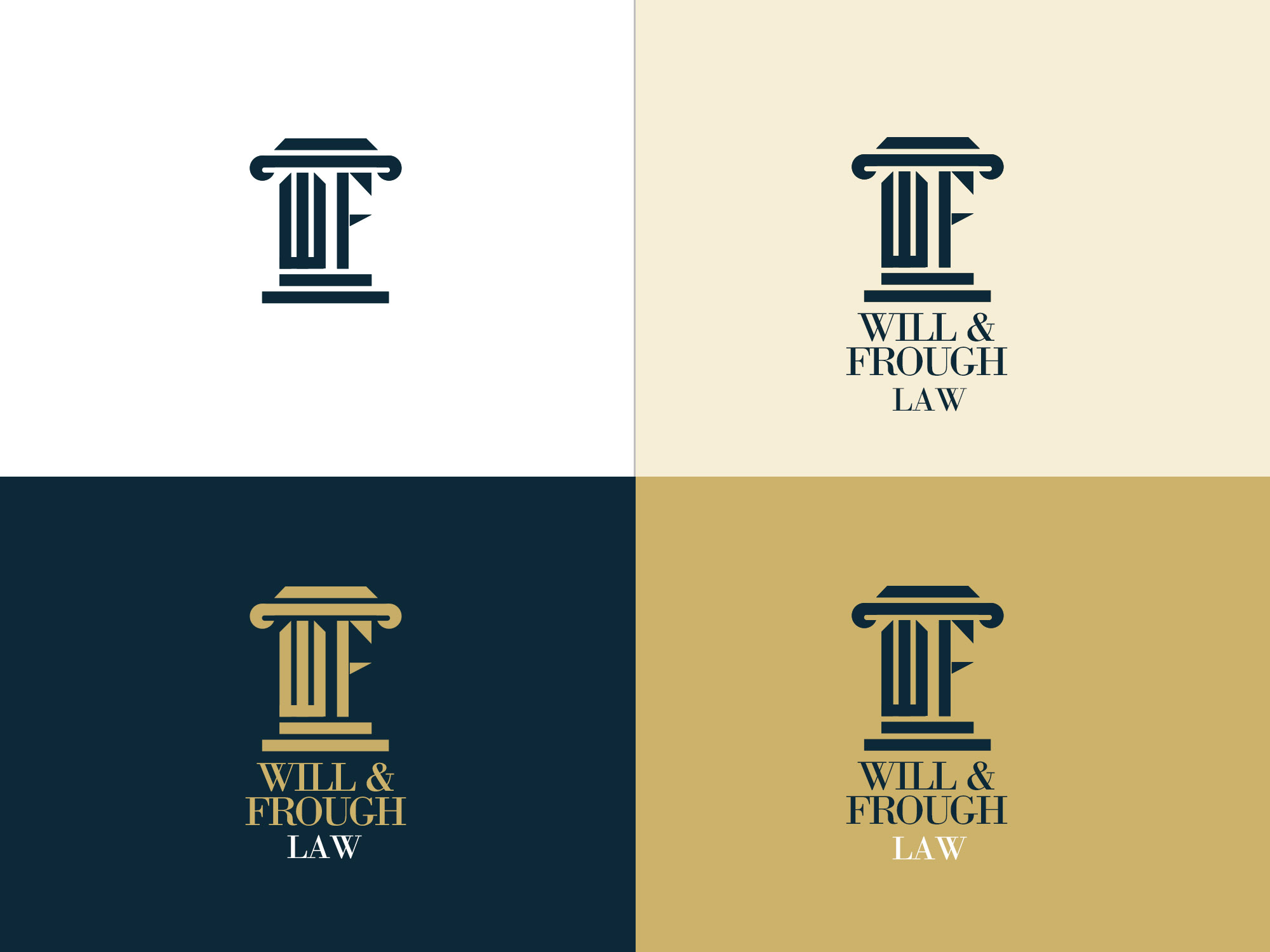 Will & Frough Logo Variations